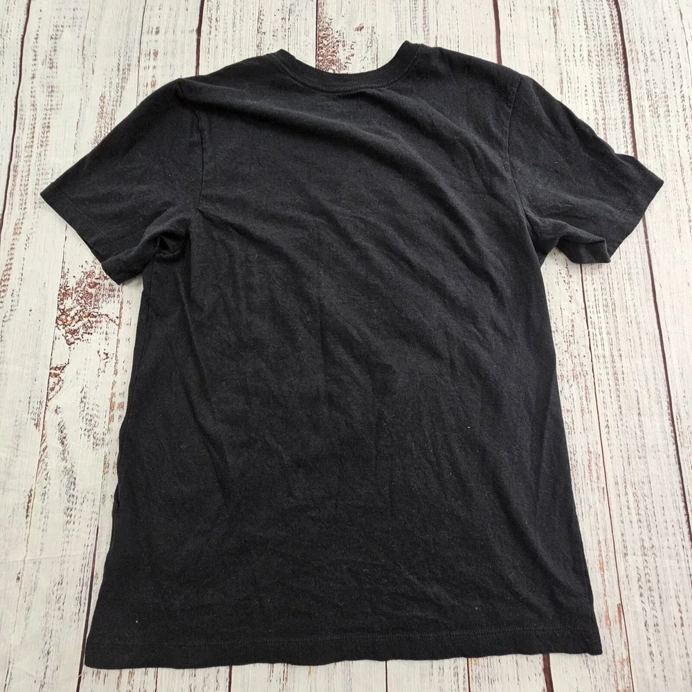 Air Jordan Miami 305 Basketball Black Short Sleeve Cotton T-Shirt Men's S